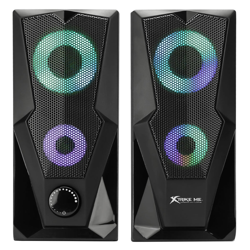 Xtrike Me  Haut-parleur stéréo 2.0 avec rétro-éclairage RGB SK-501