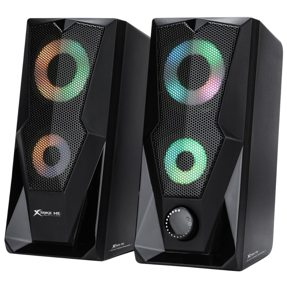 Xtrike Me  Haut-parleur stéréo 2.0 avec rétro-éclairage RGB SK-501