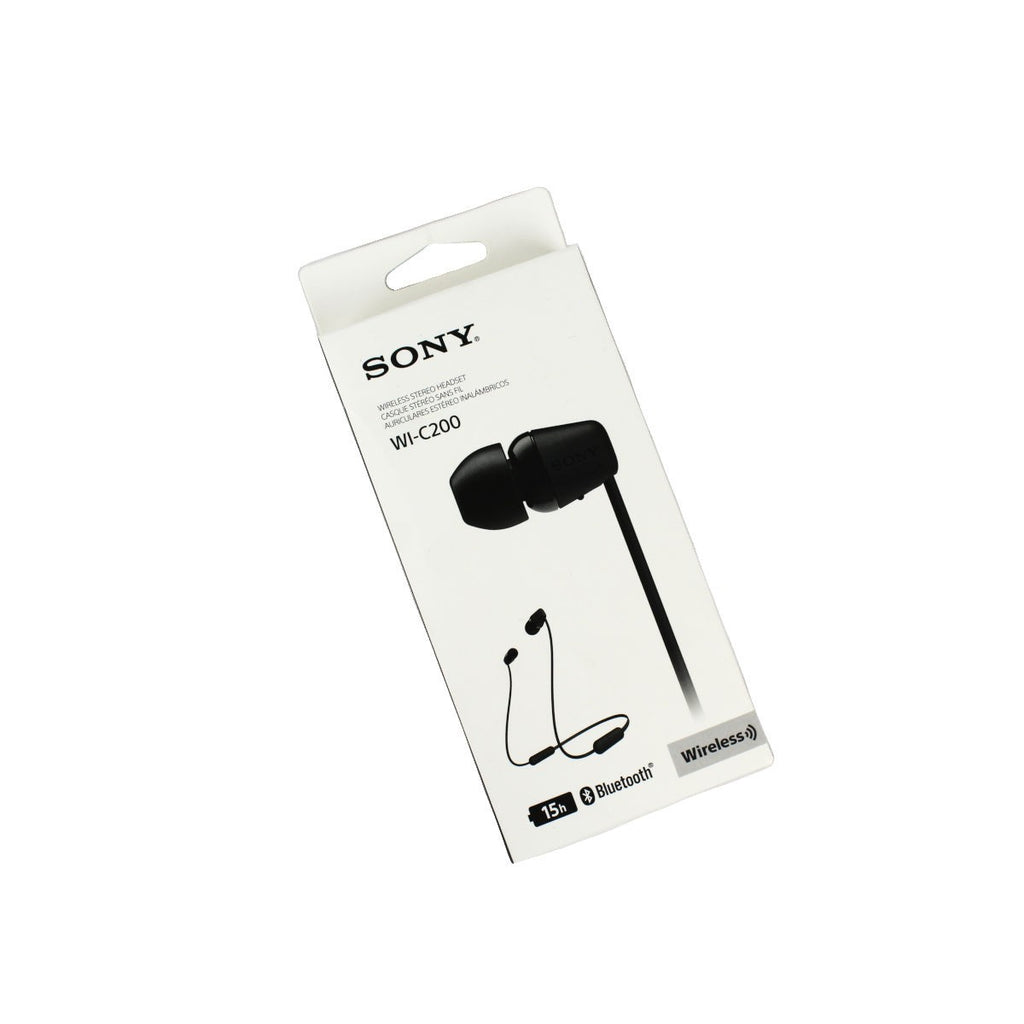 Sony Écouteurs Stéréo intra-auriculaires sans fil, Noir